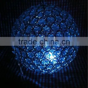 Wholesale Acrylic Craft Handmade LED Iron Ball Wedding Decoration Centerpieces thumbnail-1
