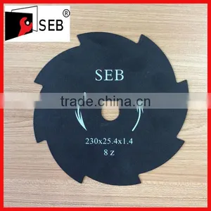 HOT SELLING Fast Cutting 230mm 8t Tct Grass Cutter Brush Cutter Blade thumbnail-1