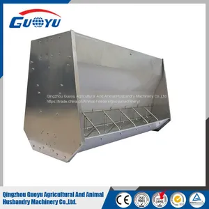 Galvanized Livestock Feeding Trough/Pig Chicken Farming Equipment/Automatic Trough for Sale thumbnail-4