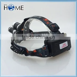 Adjustable Lamp Holder 6000 Lumen L2 LED Headlamp Waterproof 3 Light 3 Light Led Headlamp thumbnail-3