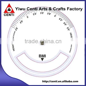 Custom Imprinted Plastic 2 Wheel BMI Calculator thumbnail-2