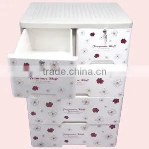 4 Layers Cabinet Plastic Drawers thumbnail-4