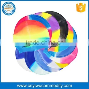 Hot Selling Silicone Swim Cap , Custom Logo Japanese Mesh Swim Cap thumbnail-1