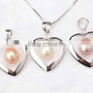 Heart Shap Pearl Pendants thumbnail-4