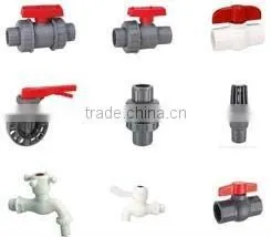 EXCELLENT DIN ASTM PVC BALL VALVES, TURE UNION VALVE, BUTTERFLY VALVES thumbnail-1