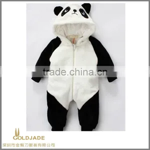 2014 New Design Panda Pattern Newborn Baby Rompers thumbnail-1