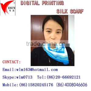 Custom Printed Silk Scarve thumbnail-1