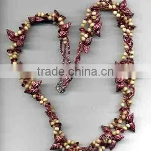 Beaded Multicolored Necklace thumbnail-1