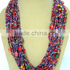 Multi Color Necklaces thumbnail-1