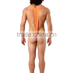 Borat Mankini Thong Swimsuit (Luminous Orange) thumbnail-3