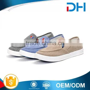 Comfortable PVC Outsole Canvas Shoes Men Casual Sneakers 2017 thumbnail-1