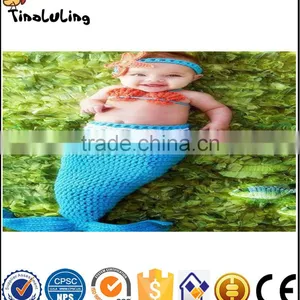 NPT91 Tinaluling Newborn Wholesale Cute Baby Mermaid Photography Props Costumes thumbnail-1