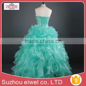 Beaded Sweetheart Ball Gown Evening Dress thumbnail-2