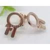 Fashion Non-allergic Gold Rabbit Ears Shape Stainless Steel Stud Earrings for Girls thumbnail-1