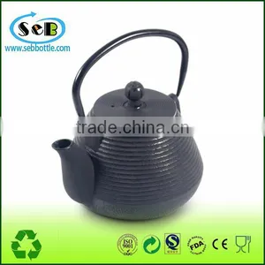 Chinese Old Fashion Cast Iron Teapot for Wholesale/LFGB Passed thumbnail-3
