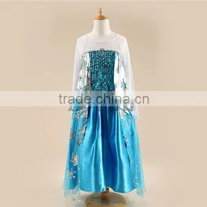 High Quality Frozenparty Dresses for Girls,girl's Birthday Dresses thumbnail-1