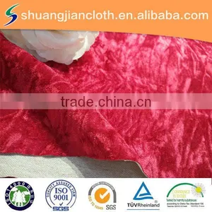 Polyester Knit Crushed Velour Sofa Fabric thumbnail-1