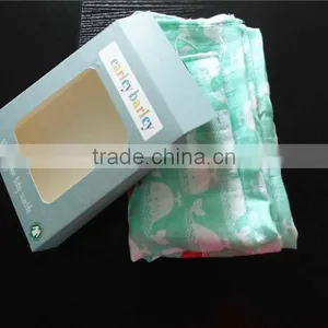 70% Bamboo 30% Cotton Muslin Swaddle thumbnail-2