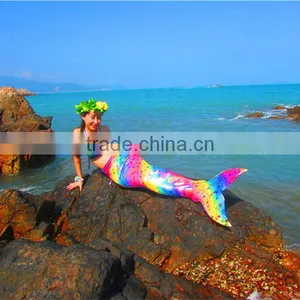 Children&adult Mermaid Swimwear, Mermaid Tail Swim Mono Fin thumbnail-3