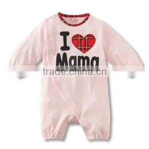 2016 Autumn Sweet Heart Long Sleeve Pure Cotton Baby Girl & Boy Romper thumbnail-3