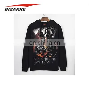 Wholesale Hip Hop Style Cotton And Polyester Zip Up Hoodie For Men thumbnail-1