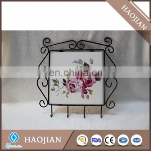 4 Hook Wrought Iron Racks for Keys thumbnail-2