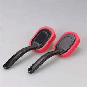 Plastic Wheel Car Wash Brush With TPR Handle Car Clean Tire Brush thumbnail-2