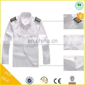 Top Quality White Security Guard Uniform Shirts Cheap Price thumbnail-1