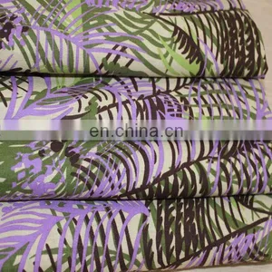Garment Use Woven Printed Linen Fabric thumbnail-1