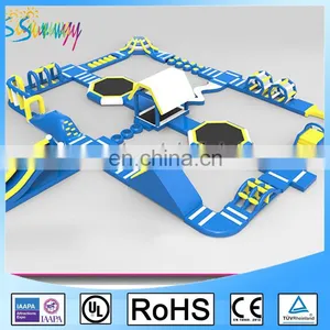 Inflatable Water Park Floating Water Games Giant Inflatable Water Play Park for Adults thumbnail-1
