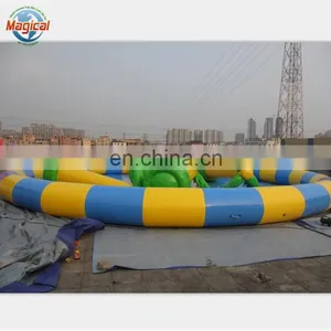 0.9mm PVC Tarpaulin Durable Inflatable Water Pool for Water Ball thumbnail-1