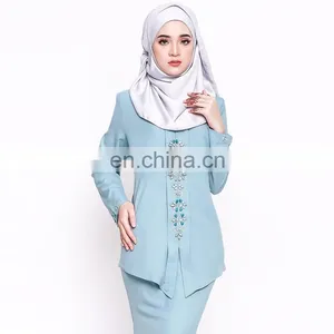 Wholesale Fashion Islamic Dress Women Kebaya Kurung Women Islamic Clothing thumbnail-6