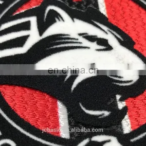 Fashion Custom Flock Garment Accessories Embroidered Patch With High Quality thumbnail-6