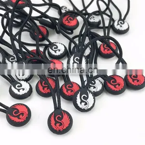 Zipper Pull Tabs PVC/Rubber Zipper Pull Charms for Handbags thumbnail-4