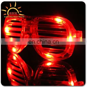 LED Neon Custom Shutter Shades Blinking Sunglasses Wholesale thumbnail-1