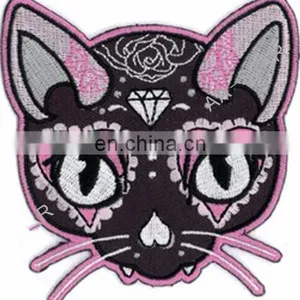 Charming Female Cat Iron on Patches for Dress thumbnail-1