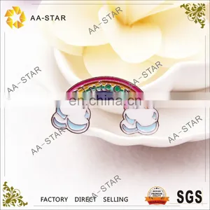 Wonderful Rainbow Design Collar Pin for Clothing Decoration thumbnail-1