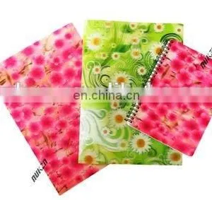 Manufacture High Quality Customized 3d Lenticular Notebook Cover thumbnail-2