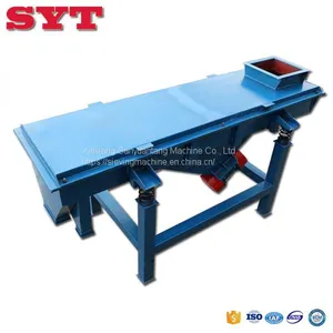 Carbon Steel Linear Silica Sand Vibration Screen Machine for Quartz Sand / Powder thumbnail-1