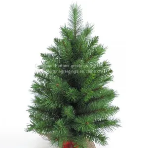 Artificial Christmas Burlap Tree thumbnail-1