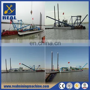 Small Scale Sand Pumping Cutter Suction Dredger Sucter Sand Baots thumbnail-4