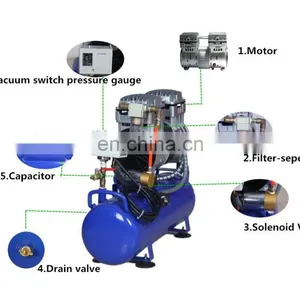 Noiseless 220V 50HZ Vacuum Pump for Cow Milking Application thumbnail-7