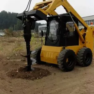 Skid Steer Loader, Four-wheel Drive, Various Auxiliary Tools, Front Shovel Typeeasy to Operate thumbnail-2