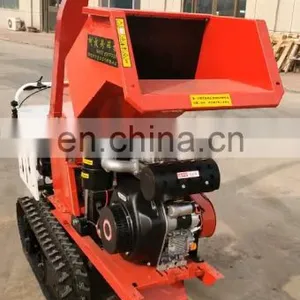 Electric Automatic Start Double Engine Wood Chipper Wood Chipper Machine thumbnail-1
