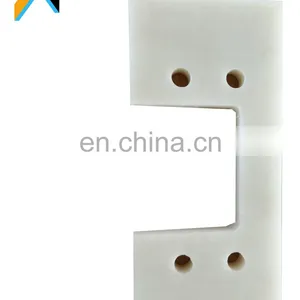 UHMWPE Drag Conveyor Paddles UHMWPE Beveled Edge Flights Virgin UHMW Ultra High Molecular Weight UHMWPE Flight Chain Spacers thumbnail-3