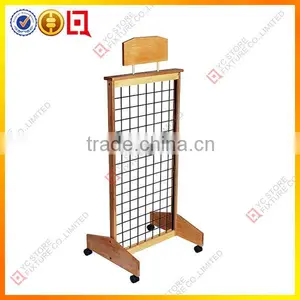 2015 Wooden Belt Display Stand With Wheels thumbnail-1