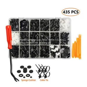 435Pcs Car Push Retainer Clips&Auto Fasteners Assortment Clips Rivet Bumper Kit thumbnail-2