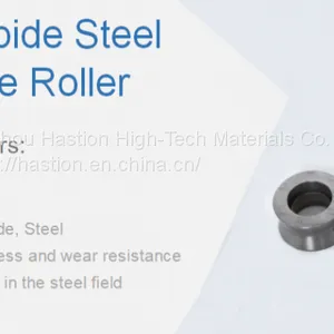 Titanium Carbide Roller High Speed Finishing Guide Wheel for Steel Rolling Mills thumbnail-4