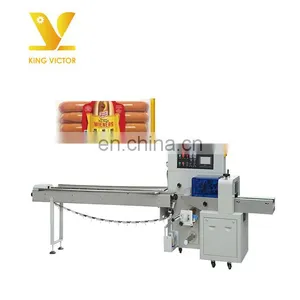 KV Hot Dogs Bread Packaging Machine Pillow Packing Machine thumbnail-1