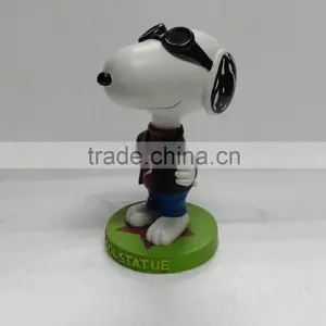 Resin Lovely Customized Action Cartoon Snoopy Toy Statues thumbnail-2